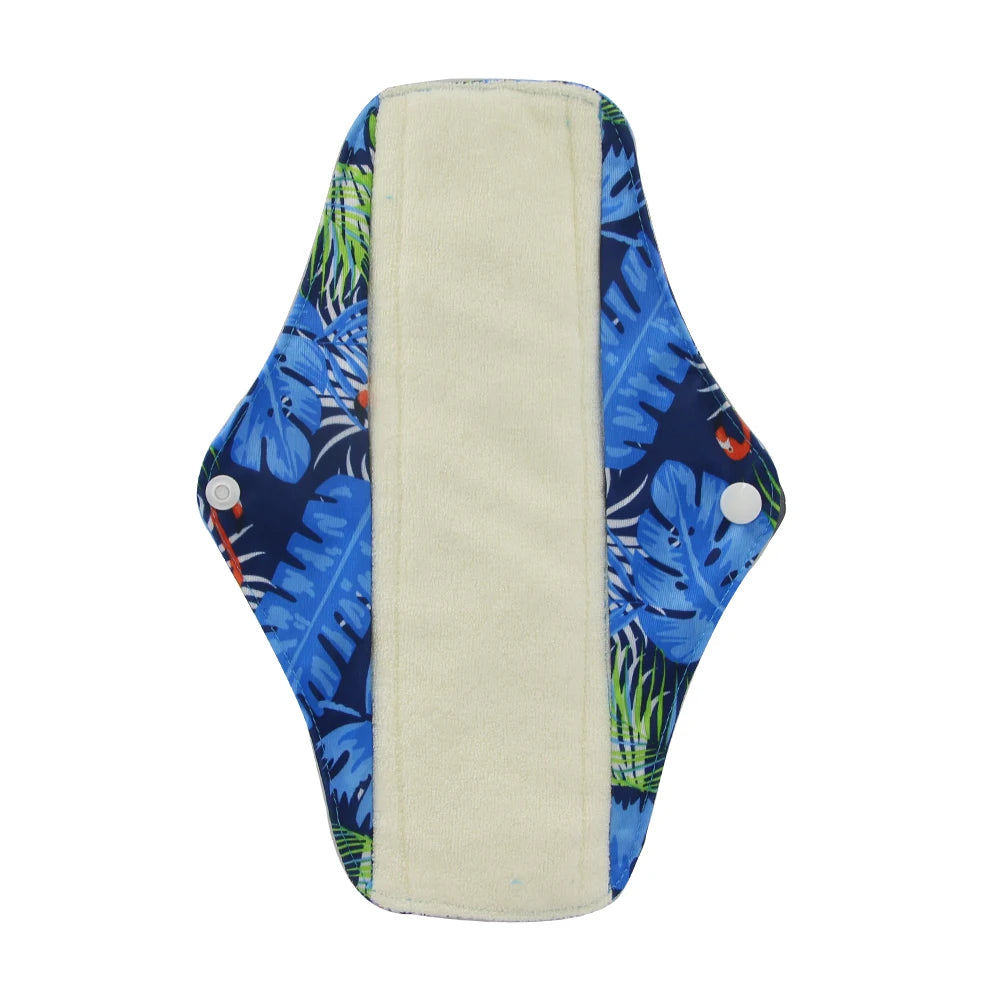 Ohbabyka Panty Liner Cloth Menstrual Pad Mama Sanitary Reusable Soft Washable Charcoal Period Napkins
