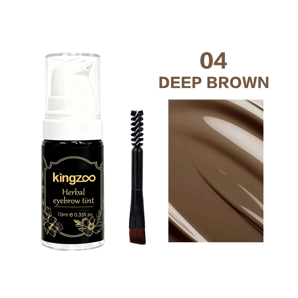 Waterproof Henna Brow Tint Set Long Lasting Smudge Proof Eyebrow Dye DIY Home Use Brow Enhancing & Lamination Kit