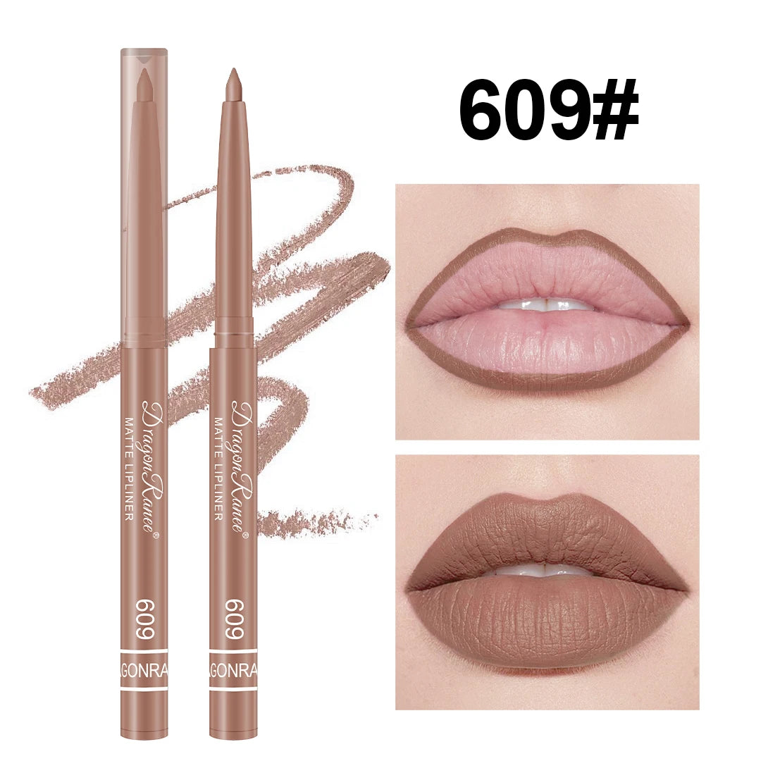 Lip Liner to Outline the Lip Shape, Beginner-Friendly, Natural and Delicate, Waterproof, Matte, Nude Color Lip Liner