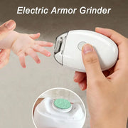 2 IN 1  Electric Nail Clipper Cutter with LED Light Automatic Nail Grinder Trimmer for Baby Mini Manicure Tool Nail Care