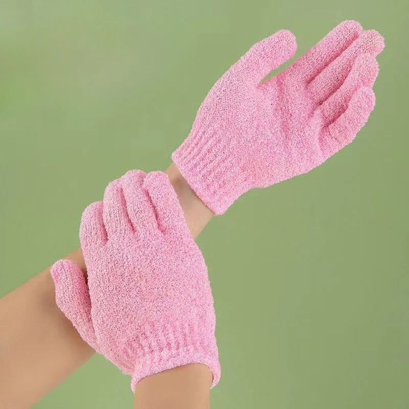 Body Cleaning Gloves Washcloth Soft Brush Home Hotel Bathroom Shower Ball Back Scrubber Set Exfoliating Skin Towel Bath Gloves