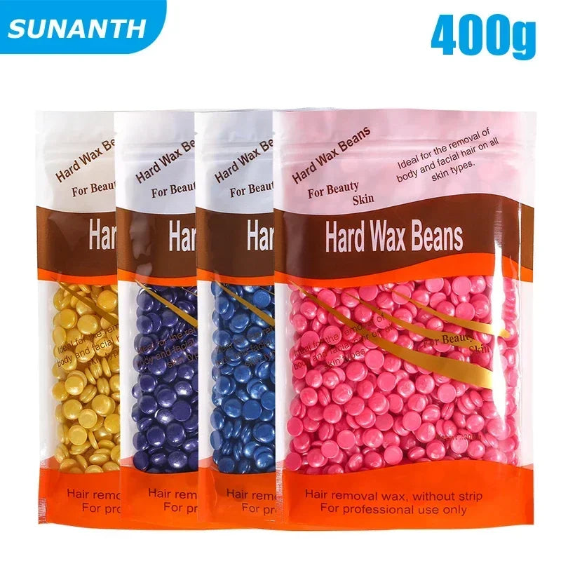 50g/200g/500g Hard Wax Beans for Hair Removal Body European Brazilian Pearl for Wax Warmer Waxing Beans for Wax Heater Machine