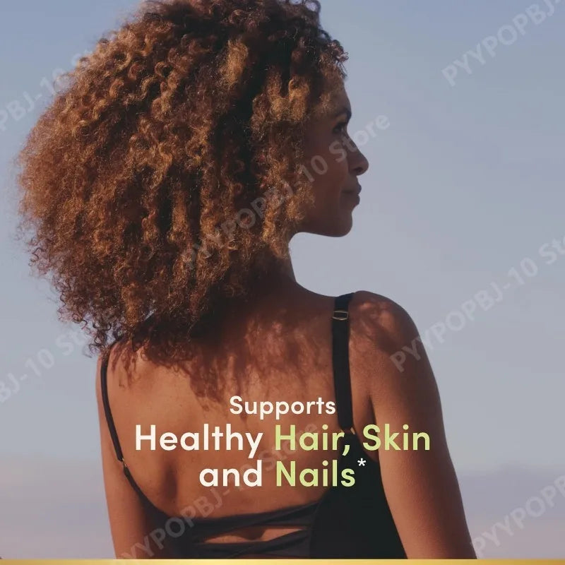 Biotin Vitamins for Hair Skin Nails Supports Beauty Daily Formula 10,000 Mcg 120 Softgels Pack of 1 Adult Supplement