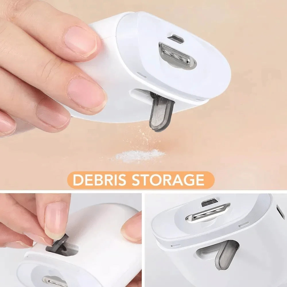 1 PC Electric Automatic Nail Clipper Portable Nail Trimmer For Adult Finger Toe Thick Nails Manicure Pedicure Care Tool