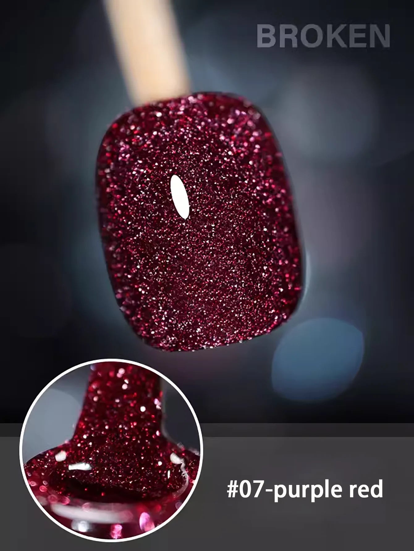 MIANEL 12ML Rock Sugar Crushed Diamond Gel Nail Polish Pink Glitter Nail Polish Top Selling Pink Nails Summer Nails 1-12pcs