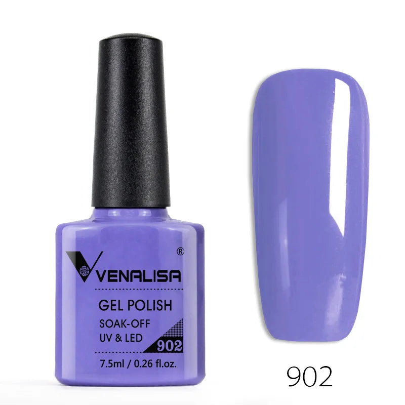 Venalisa 7.5ml Fashion Shiny Soak Off UV Gel Nail Gel Polish Cosmetics Nail Art Manicure Nails Gel Polish Tips Nail Varnish