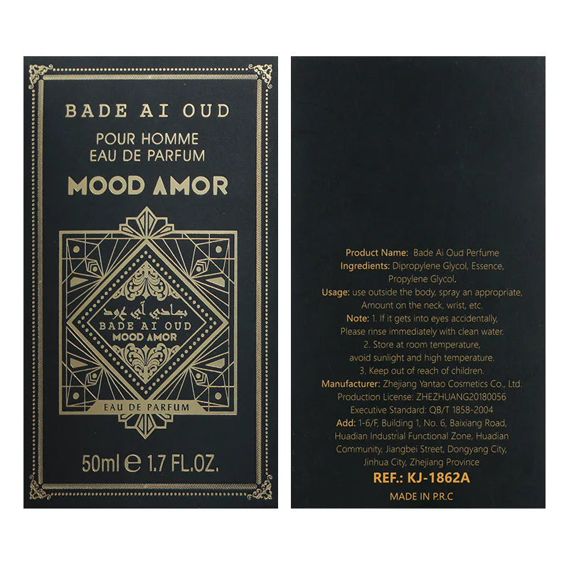 Unisex Perfume Oud Wood Men Sandalwood Perfume Spray Flirting Pheromone Long Lasting Romance Attract Women Valentine's Day Gift