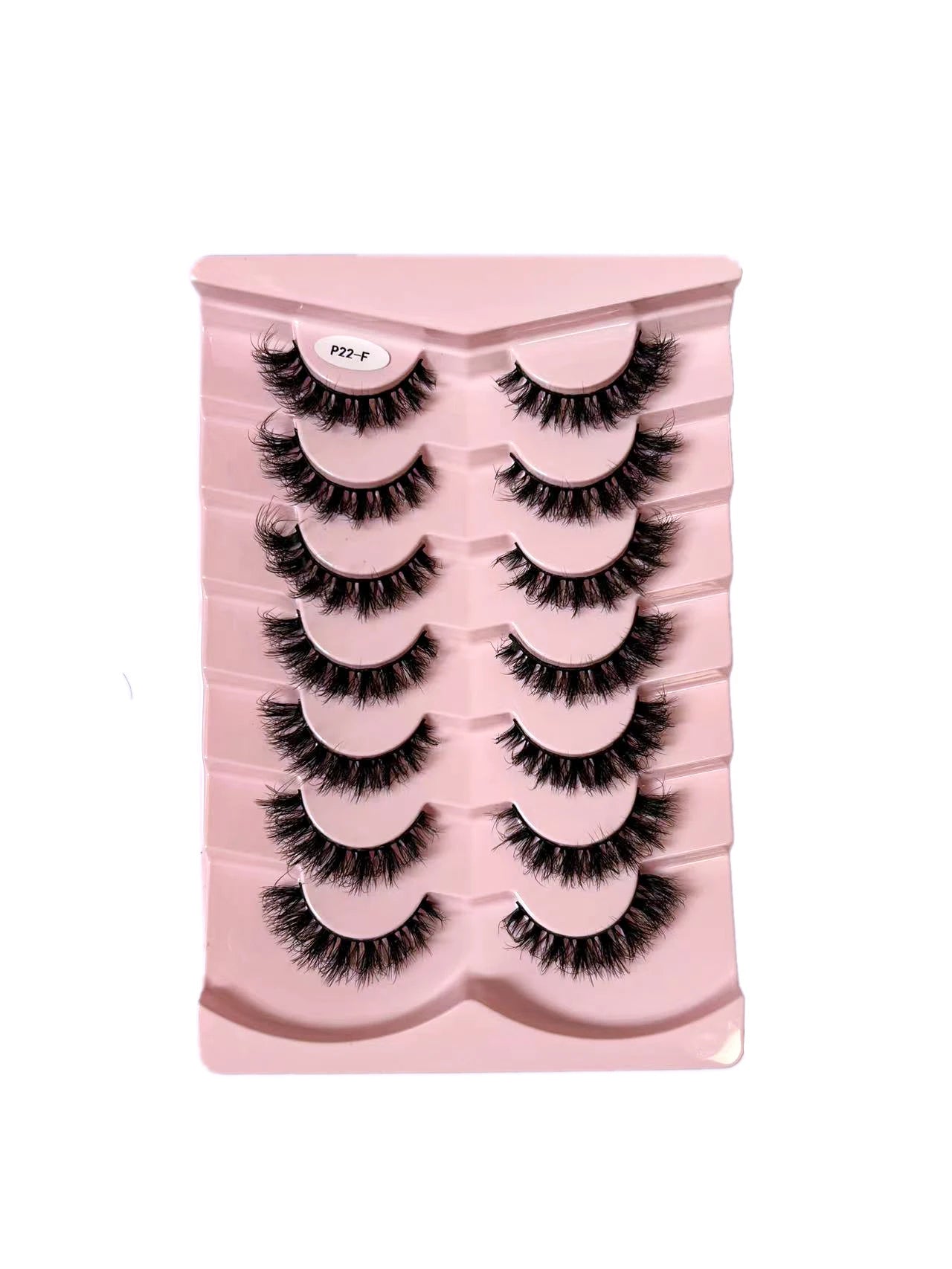 Dropshipping 7/10 Pairs Eyelashes Natural Long 3D Lashes Fluffy Volume  False Eyelashes Cruelty Free Wispy Lashes Makeup Cilios