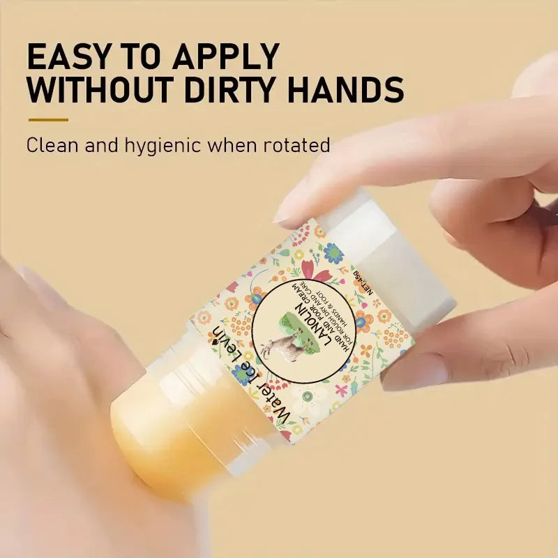 Hand and Foot Care Cream Stick, Suitable for Hands and Feet, Daily Moisturizing Care, Easy to Carry, Convenient to Use