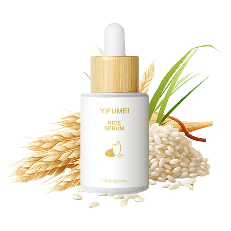 Rice Face Serum Niacinamide Hyaluronic Acid Soothing Brightening Deep Moisturizing Firmness Facial Essence Non-Comedogenic Serum