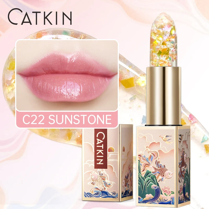 CATKIN Lipstick Colored Lip Balm Moisturizing Long Lasting Anti-Cracking  Repair Nourishing Hydrating  Lips Skin Care