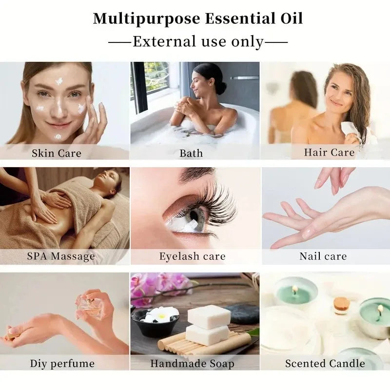 100ml Lavender Plant Essential Oil SPA Moisturizing Comfortable Calming Nourishing and Moisturizing Massage Essence No Additive