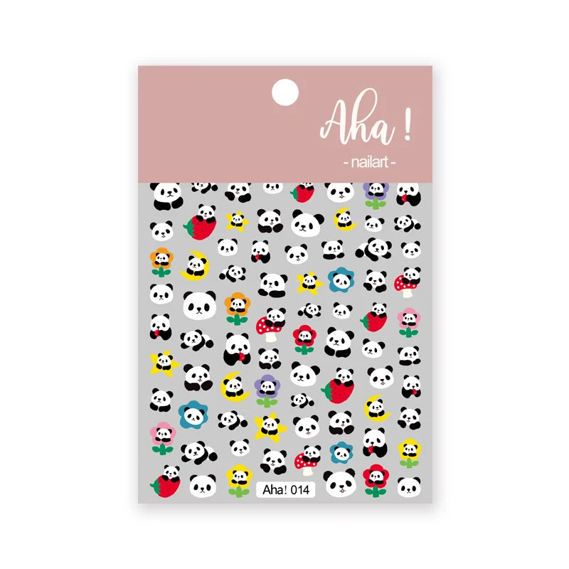1pc Cute White Cloud Nail Stickers Ultra Thin Nail Art Stickers Self Adhesive Decals Star Moon/Flower/Clouds Kawaii Nail Decals