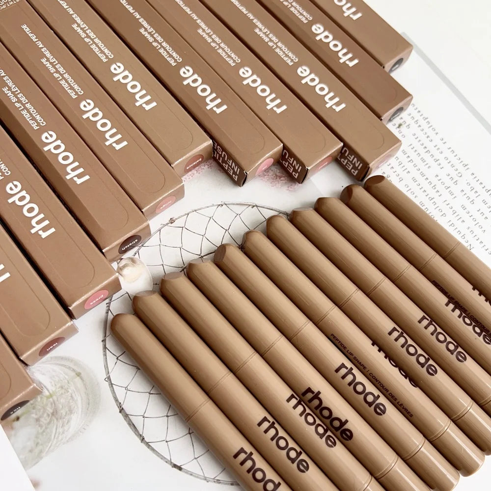 Skin Peptide Lip Shape Pen Lip Liner Long Lasting Lip Tint Pencil Pen Makeup Lipstick Powder Blusher Gloss Rouge Makeup Lipliner