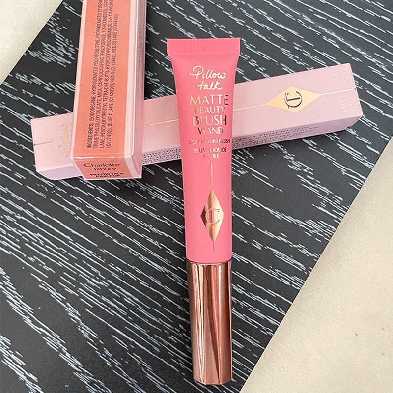2026 CT Lip Gloss Collagen Lipstick Hydrating Soft Fluffy Head Blush Highlighter Concealer Eyeshadow Palette Fine Powder Texture