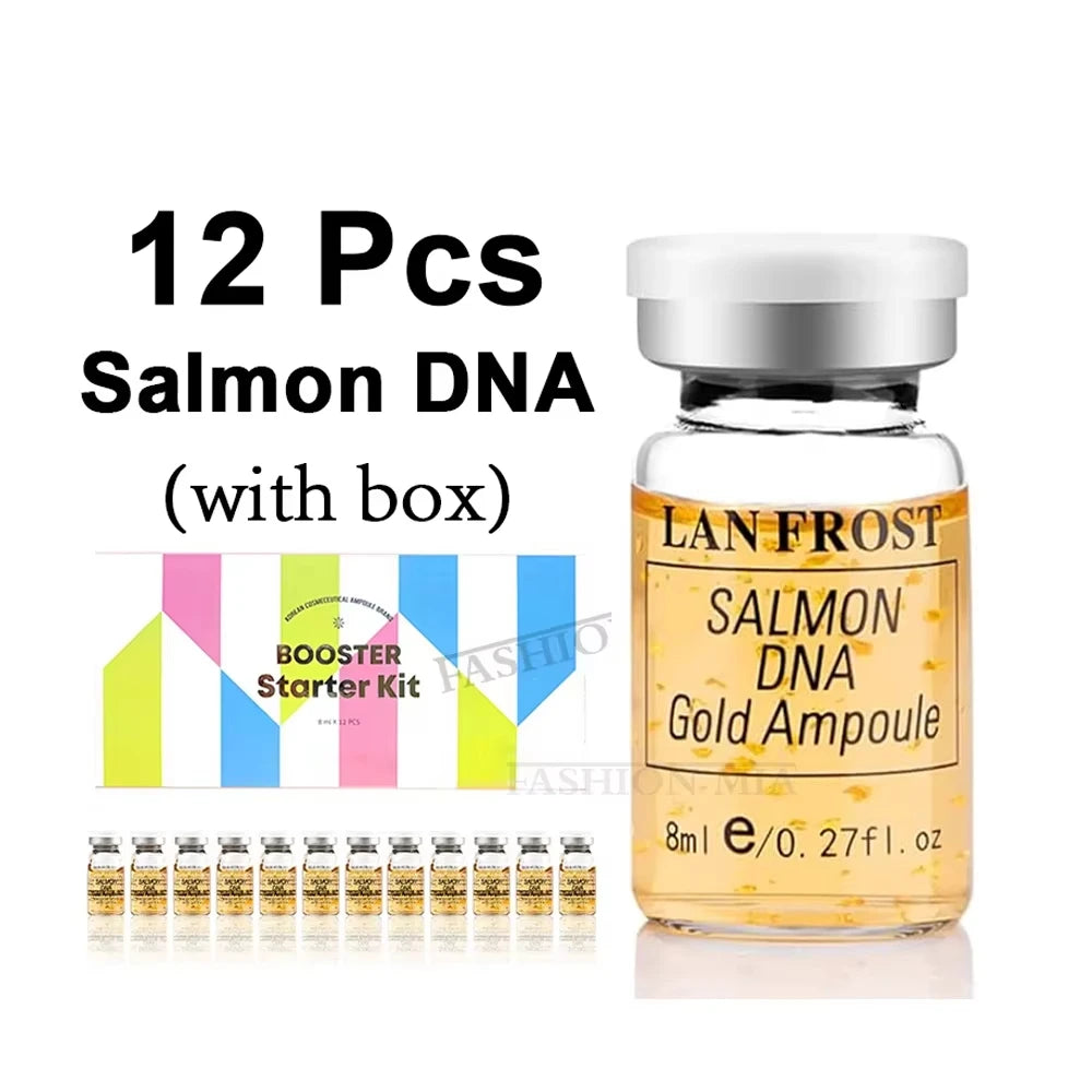 Korea 8ml Salmon DNA Beginner Skin Booster Serum Kit Facial Whitening Moisturizing Men Women Skin Care