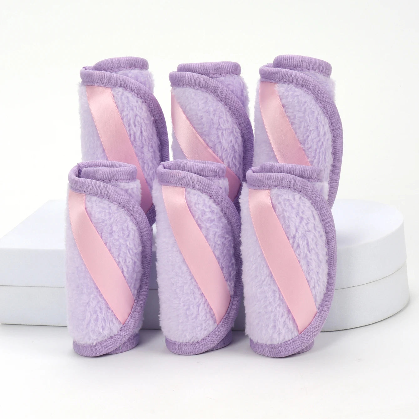1020 Long Bandage Cleaning Wipes 6Pcs, Machine Washable, Reusable Makeup Remover Tools, Suitable for All Skin Types