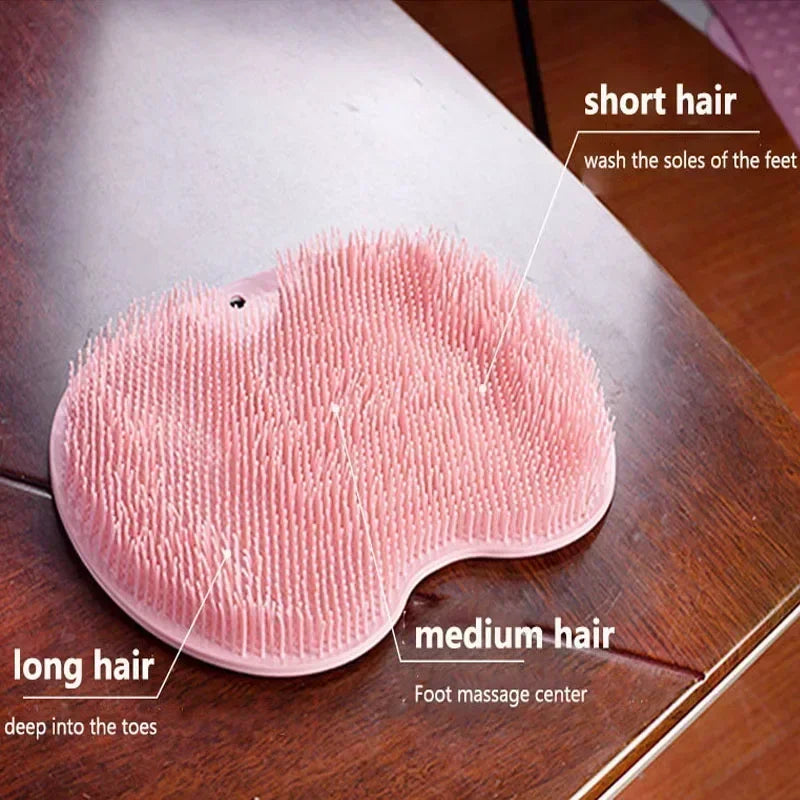 Anti-slip Shower Foot Scrub Massager - Anti-slip, Easy To Clean, Enhanced Exfoliation and Relaxation Bathroom Massage Pad