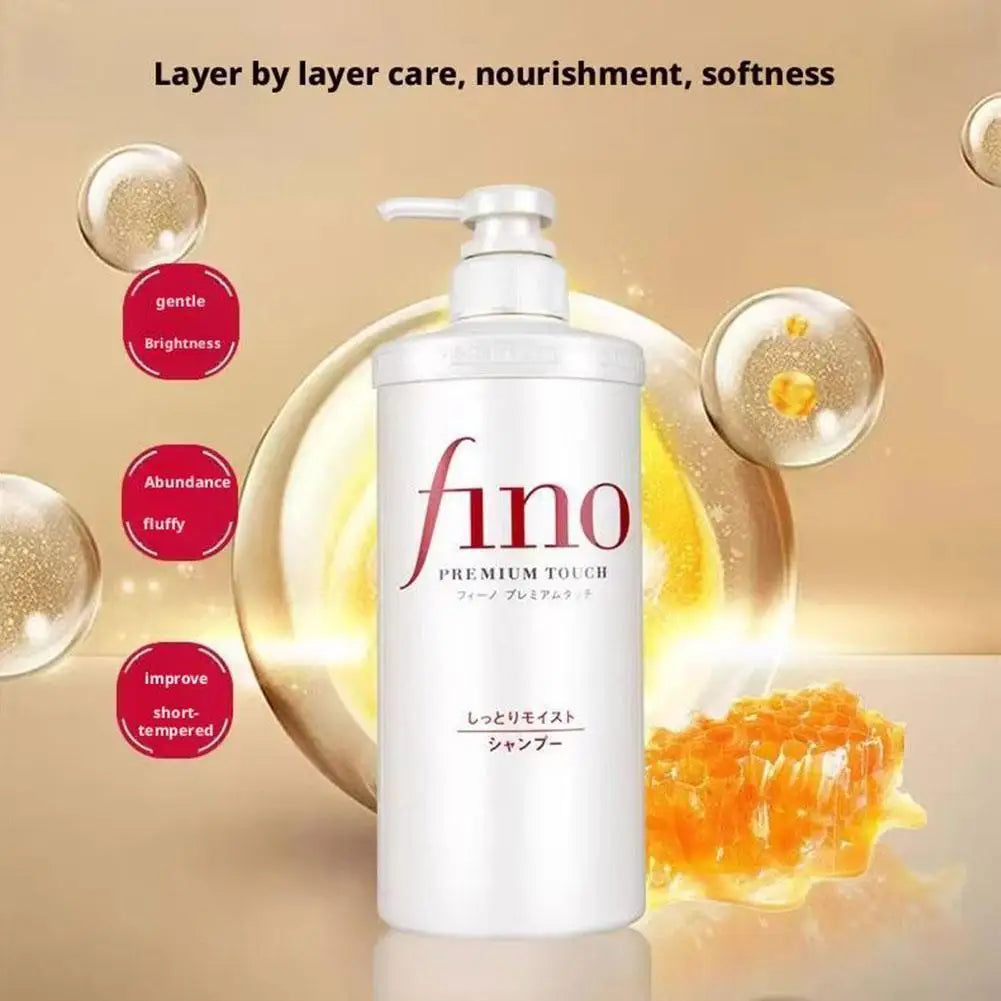 Fino Shampoo Conditioner 550ml Oil Control Volumizing Smooth Hair Mask Repair Dry Damaged Hair Moisturizing Nourishing Treatment