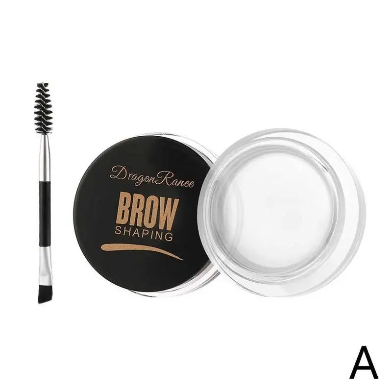 Clear Eyebrow Styling Gel Soap Wax Intense Hold Brow Lamination Effect Waterproof Non-Smudging Feathery Wild Brow Shaping Cream