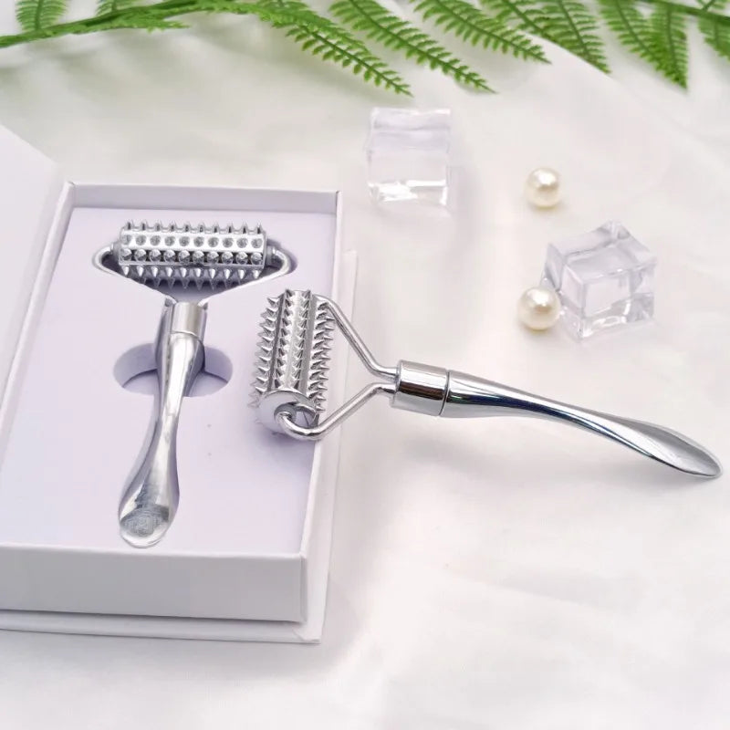 Face Eye Roller Massage Neck Stick Spatula Massager Anti Eye Pouch Dark Circles Cream Spoon Applicator Removal Shrink Pores