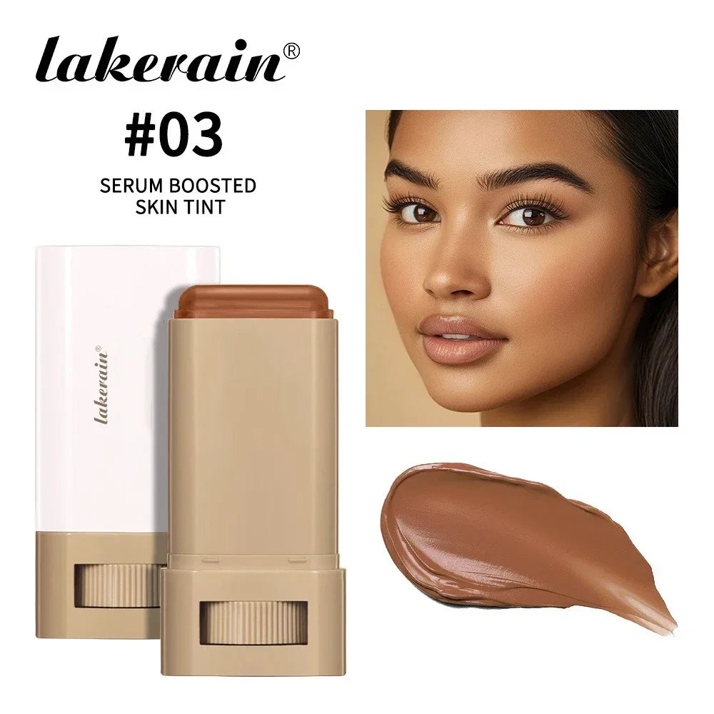 6Color Tinted Foundation Cream Stick Waterproof Lasting Oil-control Cover Acne Makeup Smooth Moisturize Concealer Serum Balm