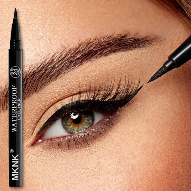 1/2Pcs Black Eyeliner Pencils-Smudge-Proof,  Waterproof Long-Lasting &Beginner-Friendly Smooth High Pigmented Punk Eye Makeup