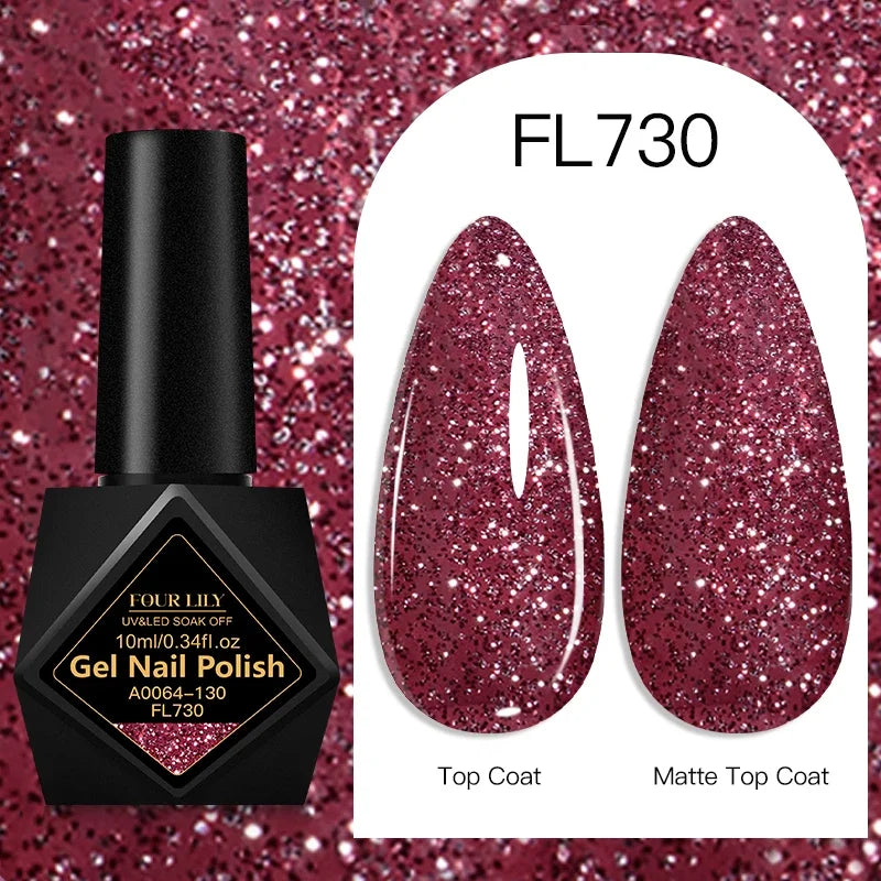 10ml Gel Nail Polish 162 Colors Nail Supplies Vernis Semi Permanent Nail Art Manicure Soak Off LED UV Gel Nail Varnishes Summer