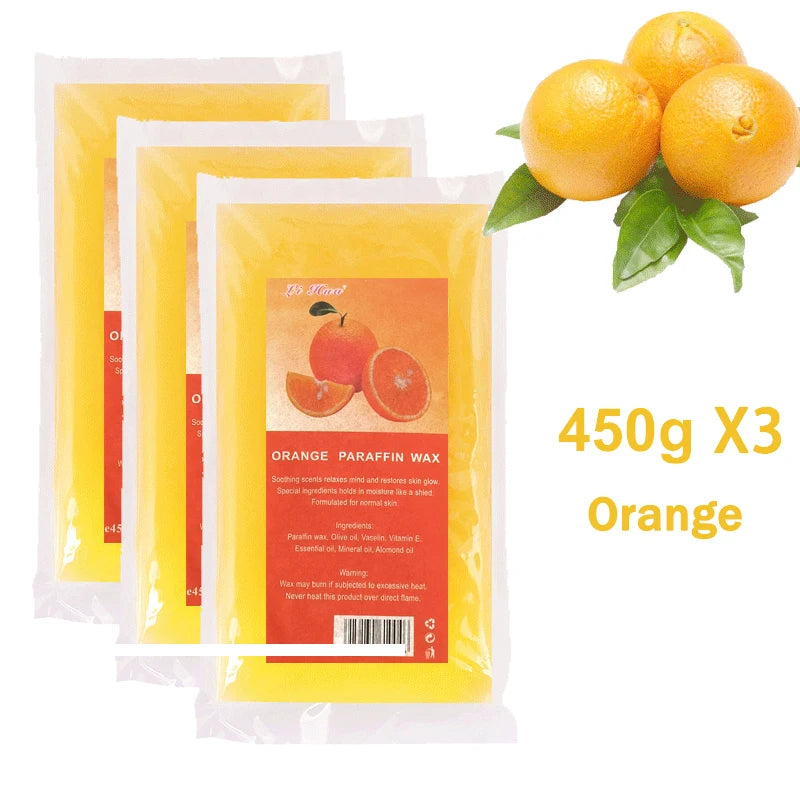 450g/200g Paraffin Wax Hand and Foot Feet Mask Peel Off 3Pcs/1Pcs SPA Moisturizing 200g/450g Hand Soft Wax For Bikini Body