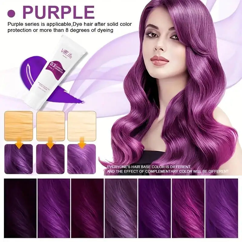 Unisex Hair Dye Permanent Styling Hair Color Wax Shampoo Fashion No Damage Quick Coloring Lasting Professional Hairs Dyeing Crea