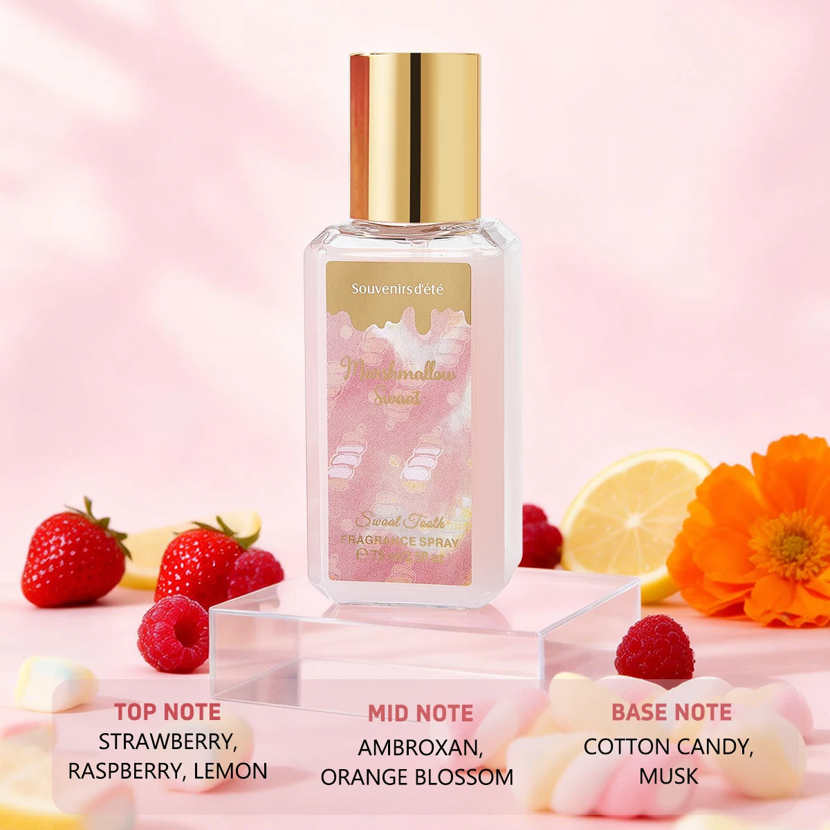 Sweet Fragrance Spray, Durable Formula, Sweet Fragrance, Charming Fragrance, Ideal Holiday Gift for Girls