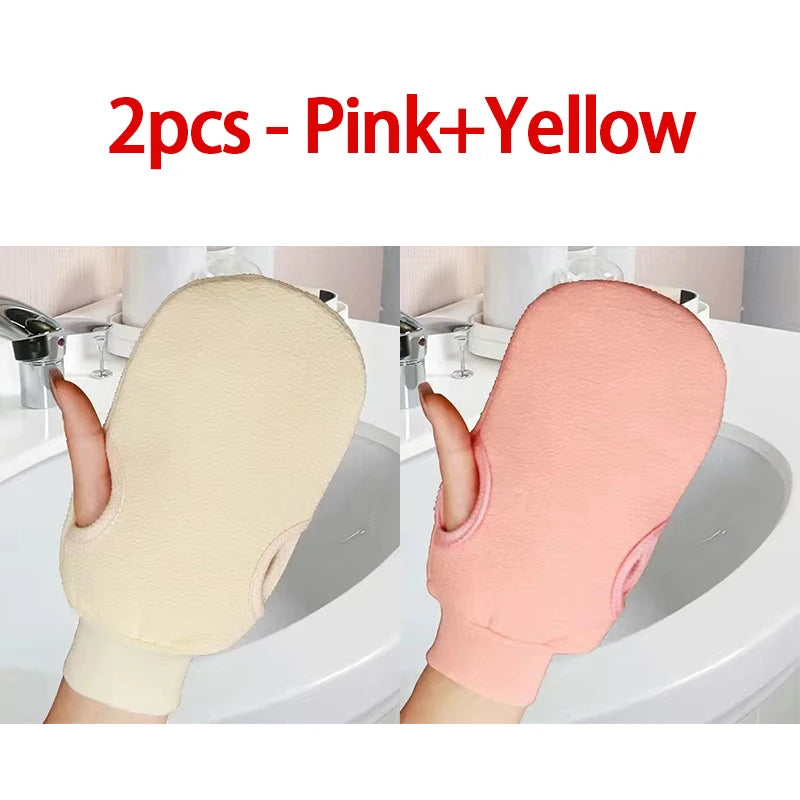 Shower Exfoliating Gloves Peeling Mitten Bath Towel Northeast Dead Skin Scrubber Body Peeling Korean Pad Exfoliating Glove Scrub