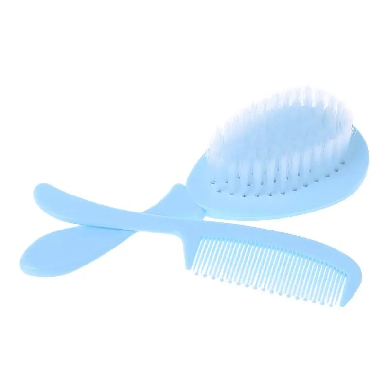Baby Hair Brush & Comb Set Children Hair Brush Soft Nylon Bristle Cradle Caps Hair Brush for Toddler Infant  Massage