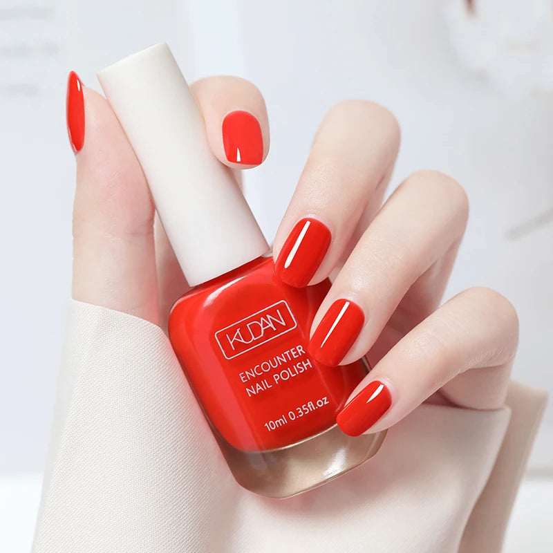 10ml Peel Off Water-Based Nail Polish Fast Drying Long-Lasting Healthy Brightening Effect Long Lasting Nails No Need Lamp Cure
