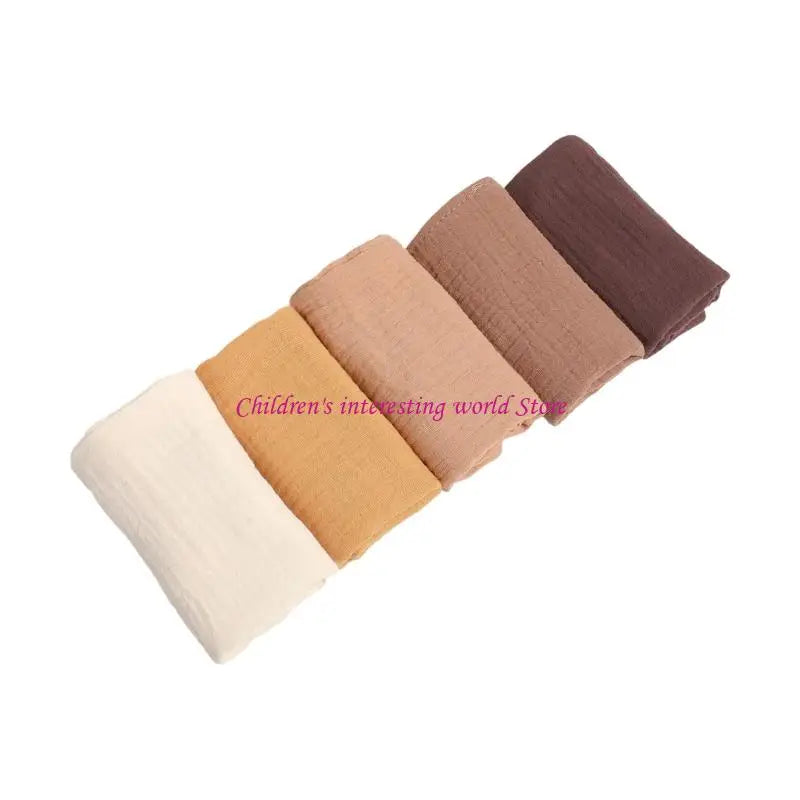 5Pcs Baby Wipes Cloths Handkerchief Square Drool Bibs Washcloths Nursing Towel Baby Wipe Breathable Face Towel for Baby 425F