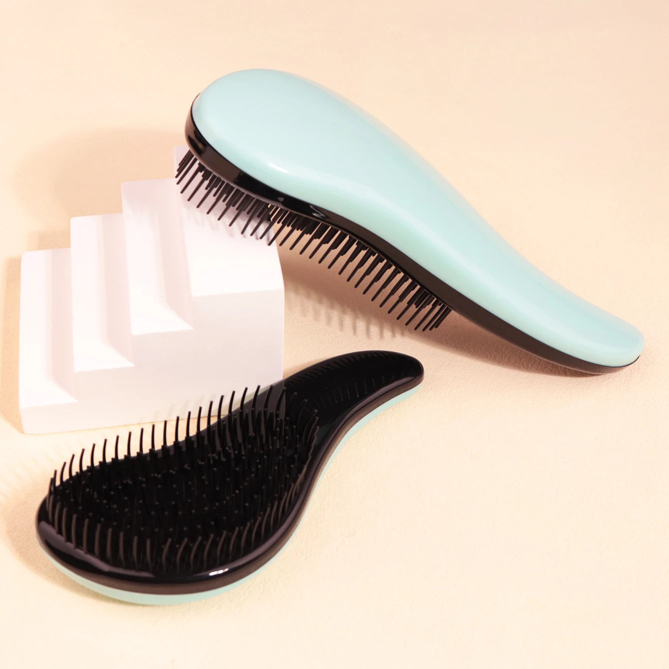 2pc Large and Small Hair Combs，Lightweight Hair Brush for Women & Men， Straight, Dry, Thick Hair，Special for real hair wigs