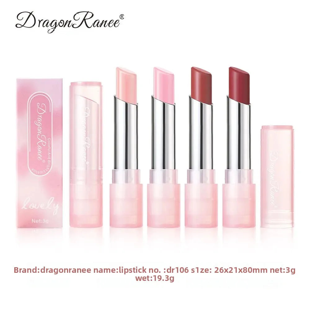 Pink Jelly Lipstick With Temperature Change Effect Moisturizing Lip Balm Long Lasting Nourishment Lip Gloss For Healthy Lips