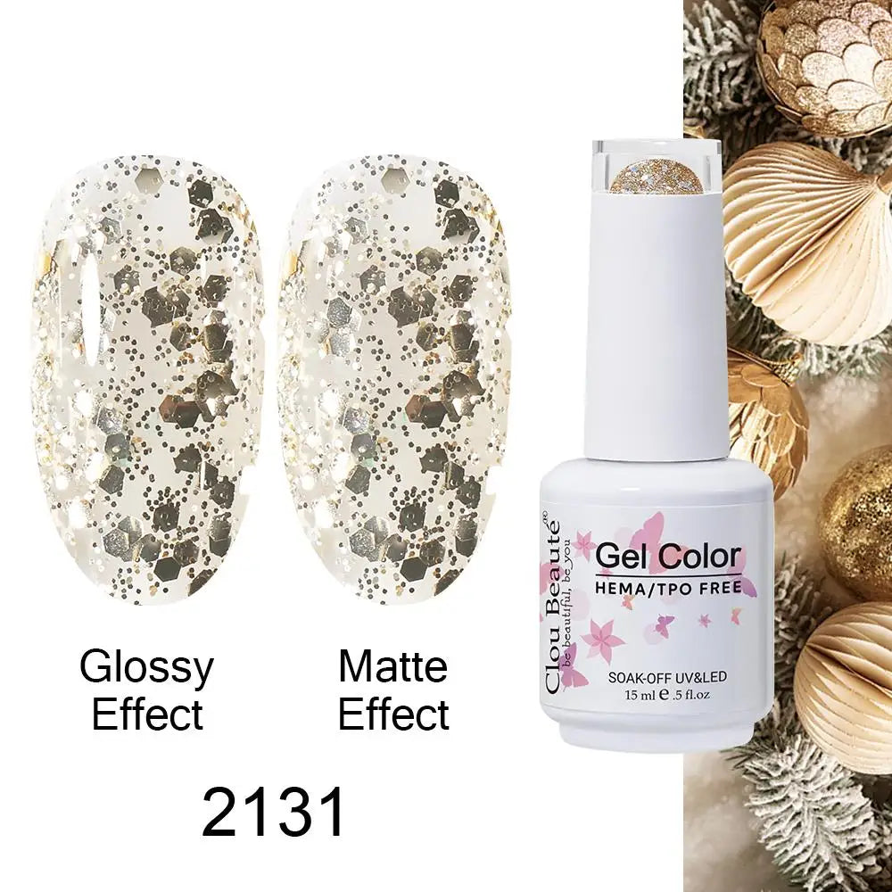 Clou Beaute Gel Nail Polish Neon Brown Royal Blue Red Green Pastal Nude Nail Art Varnishes Gel Lacquer Top Coat UV Gel Nail