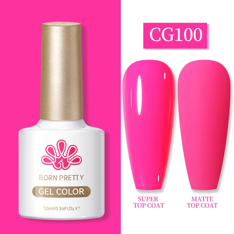 BORN PRETTY 10ML Nail Gel Polish Soak Off UV LED Semi Permanent Nail Salon Home Design French Nails Manicure Gel Nails