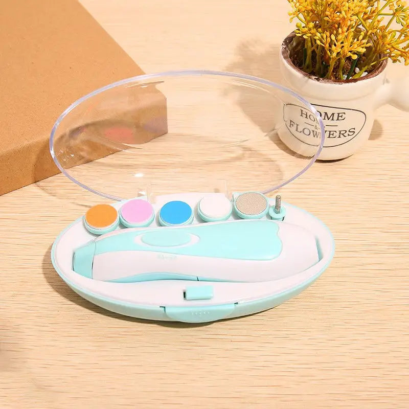 Electric Baby Nail Trimmer Baby Items Kid Nail Polisher Tool Care Kit Easy To Trim Nail File Newborn Baby Accessories Newborn