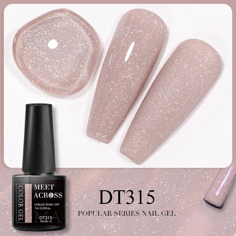 2 In 1 Nude Pink Rubber Base Gel Nail Polish Semi Permanent Self Leveling UV Construction Gel Varnish Soak off DIY Nail Supplies