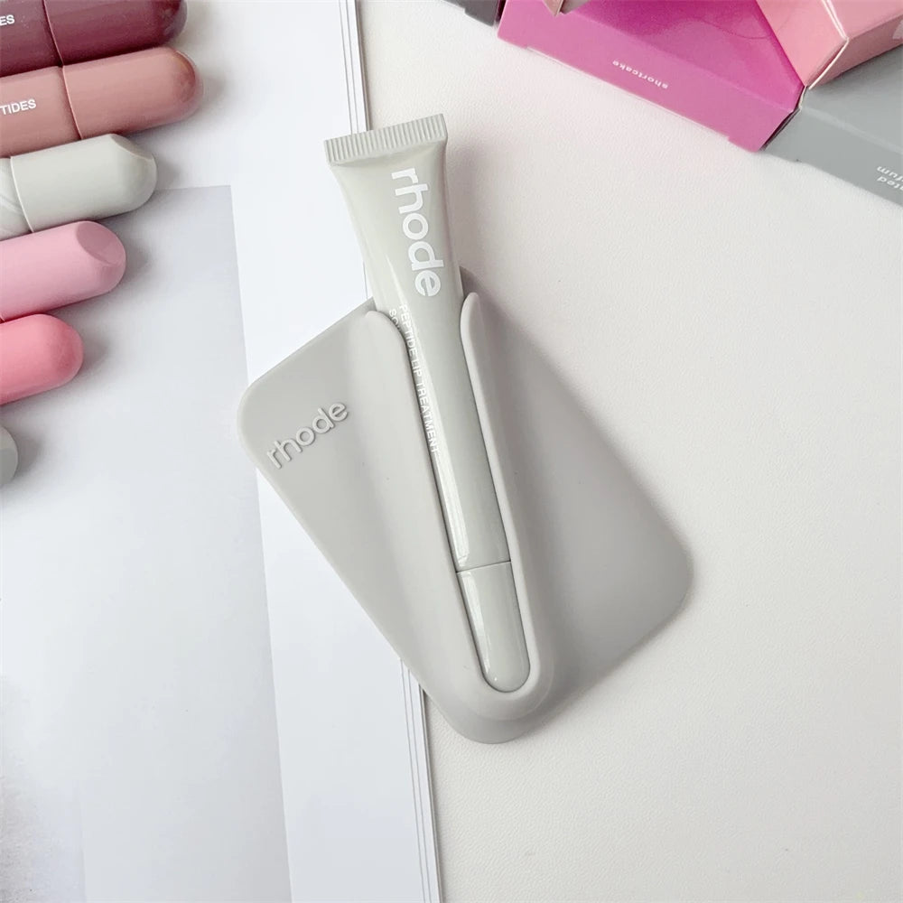Rhode New Style Lip Gloss Ribbon Color Magnetic Snap-on Lipstick Stand Holder Makeup Limited Edition Long Lasting Lip Glosses