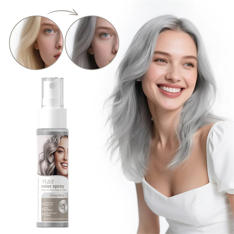 8 Colors Temporary Hair Color Spray For Men Women Children One-Time Party Hair Styling Spray Instant Hair Salon Hair Colour Dye