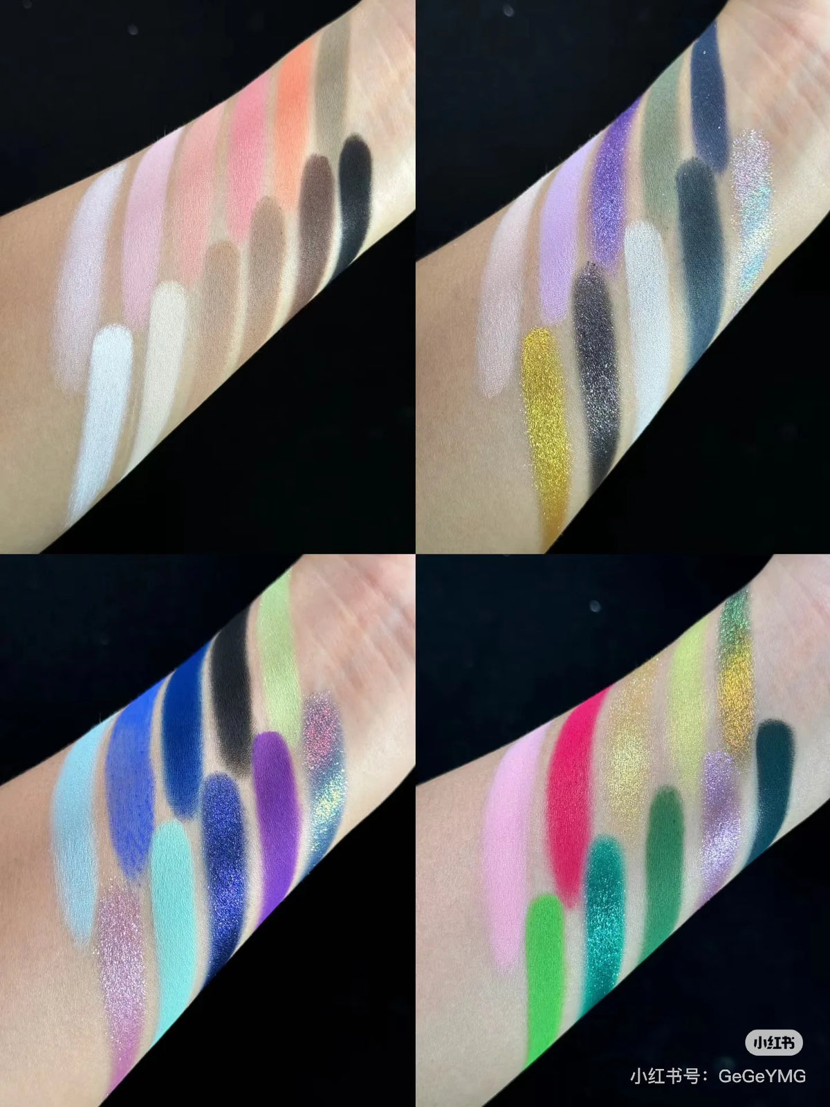 Anthemy 10 Color Eyeshadow Palette Matte Shimmer Chameleon Waterproof Long-Lasting Pearly Shiny Metal Eye Shadow Palette Make-up