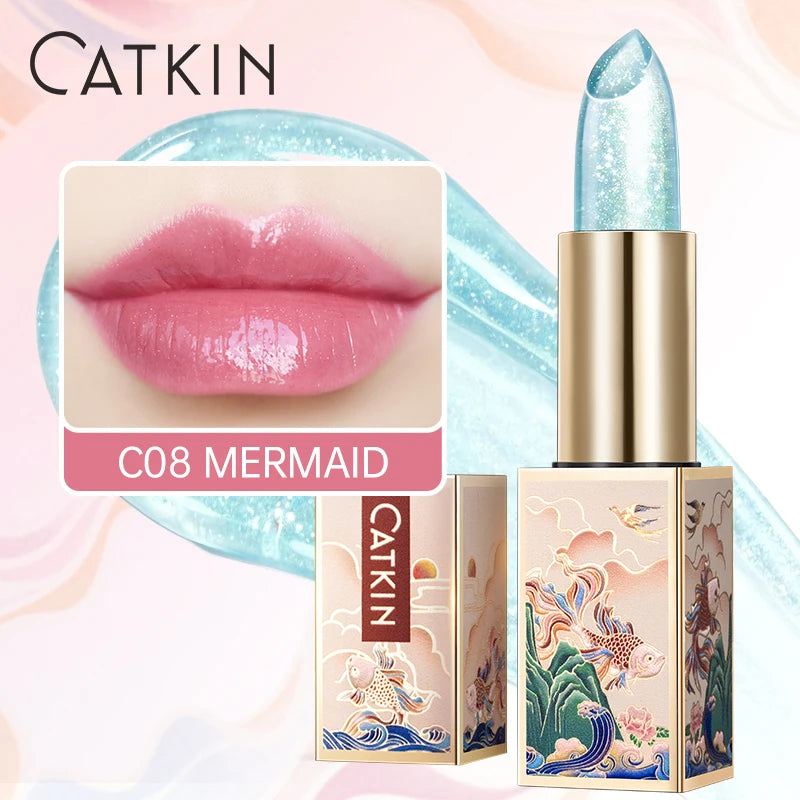CATKIN Lipstick Colored Lip Balm Moisturizing Long Lasting Anti-Cracking  Repair Nourishing Hydrating  Lips Skin Care