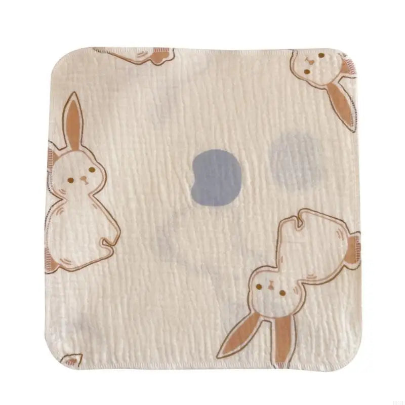 Baby Washcloth with 4-layer Baby Towel Reusable Baby Cotton Square Face Shower Bath Towel Soft Baby Wiping Bathing Feed