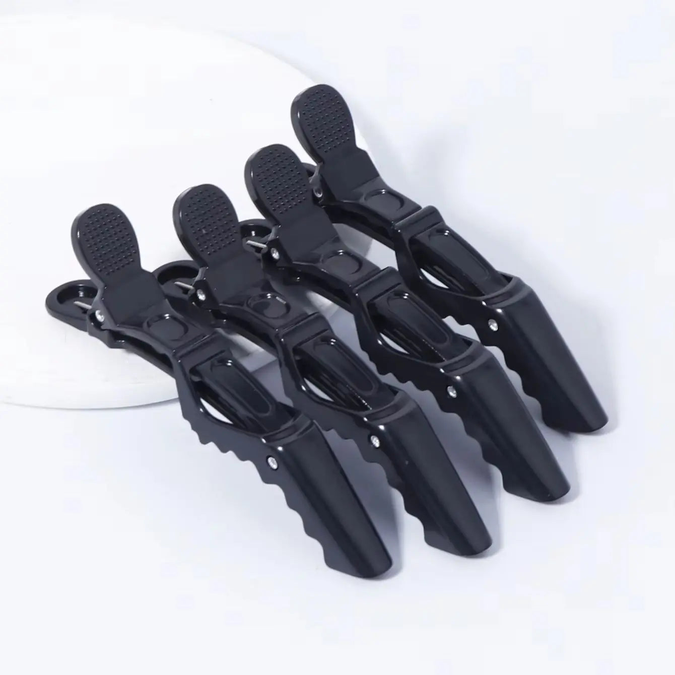 4pcs/set Crocodile Clips Non Slip Hairdressing Styling Sectioning Clips Salon Barber Supplies For Hair Accessories