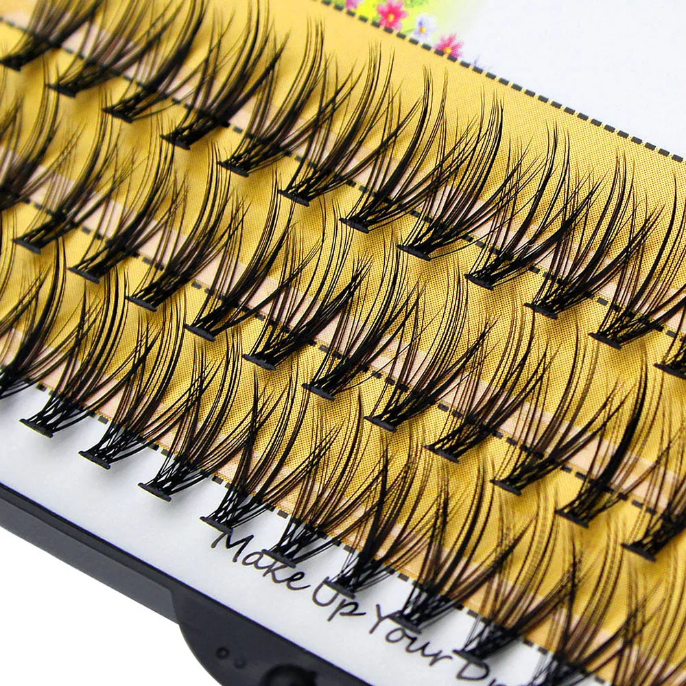 Super Bunch 20D/30D/40D/50D 60 Bundles Mink Eyelashes Extension Natural Volume Fake Lashes Individual Cluster Makeup Tools Cilia