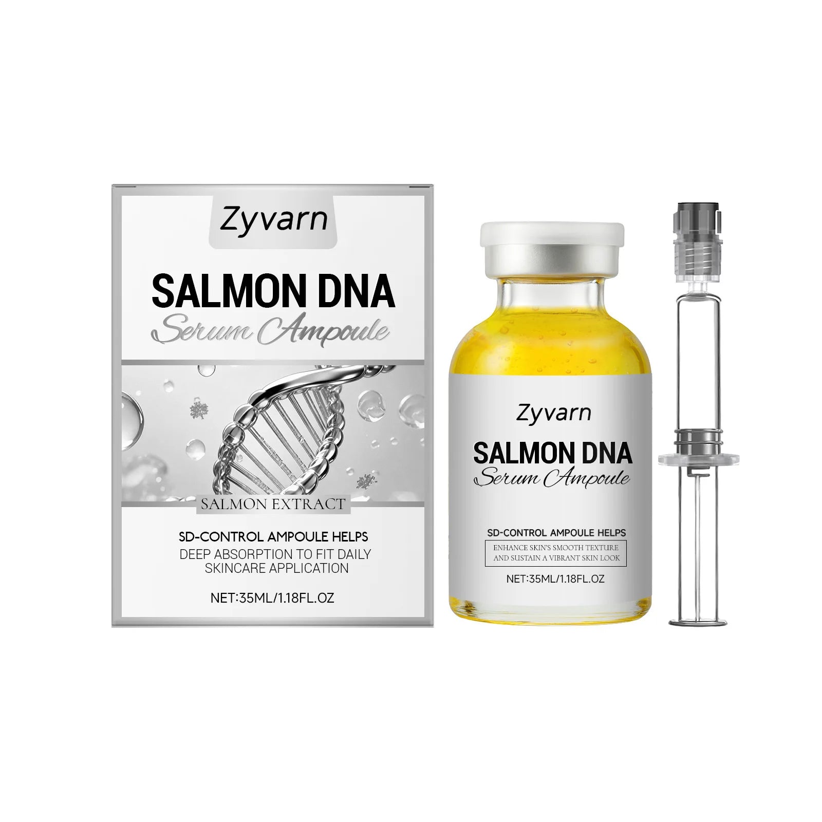 Bottled Skincare Serum PDRN Salmon Dna Ampoule Serum Collagen Deeply Moisturizing Essence Effectively Soothes For All Skin Types