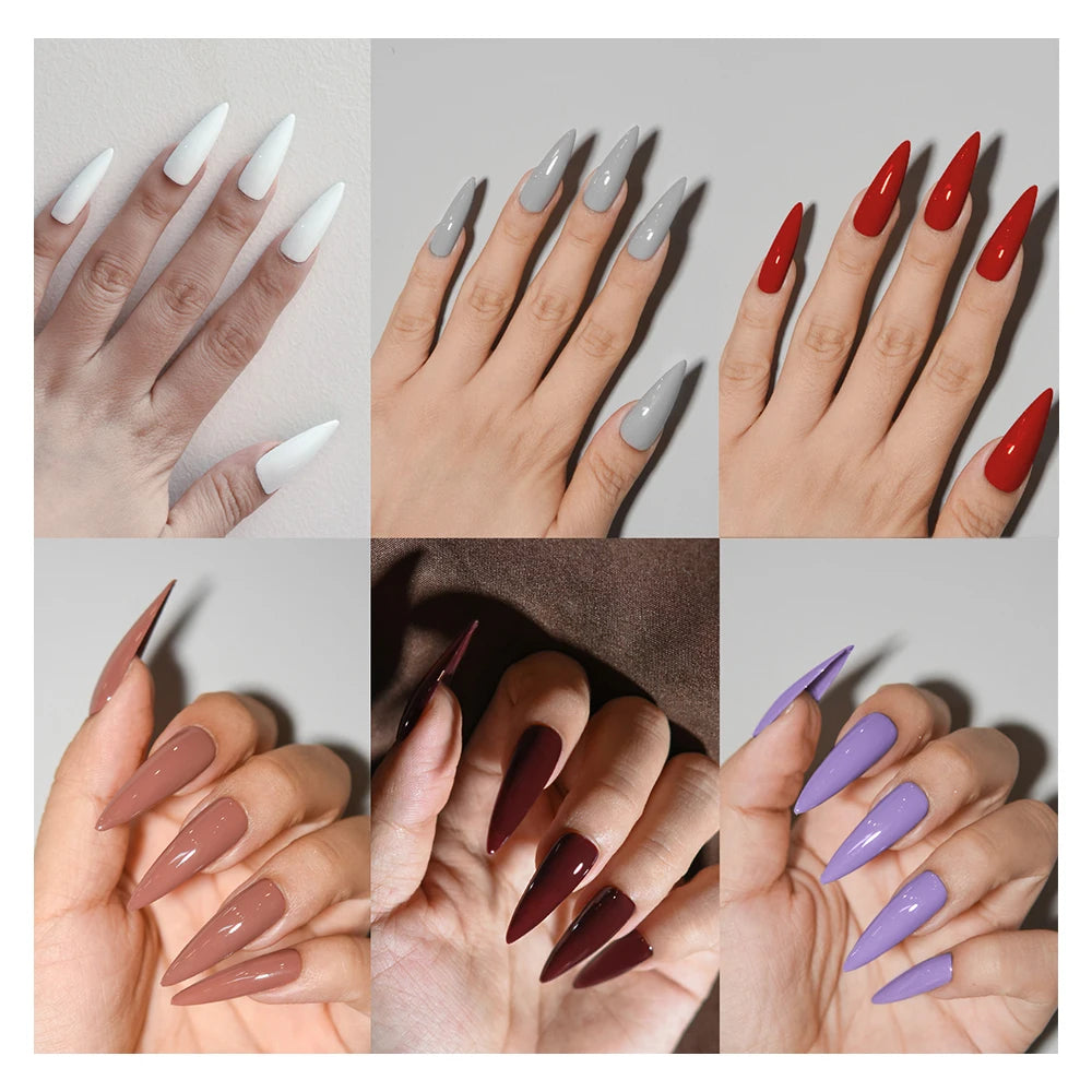 MAYCHAO 12ml Gel Nail Polish Set Professional Salon Nail Art Gels Varnish UV LED Semi Permanent Nail Lacquer Nail Supplies